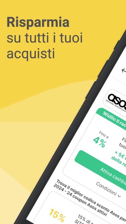 Widilo: 1° sito di Cashback