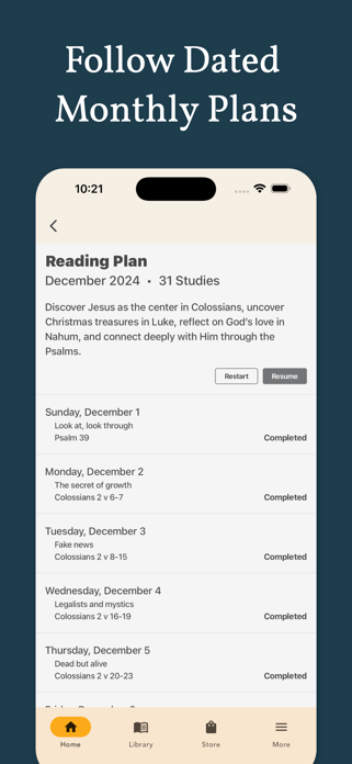 Bible Reading Plan - Explore Screenshot 5 of 8