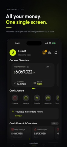 SpendlyAI Budget Money Tracker screenshot 2
