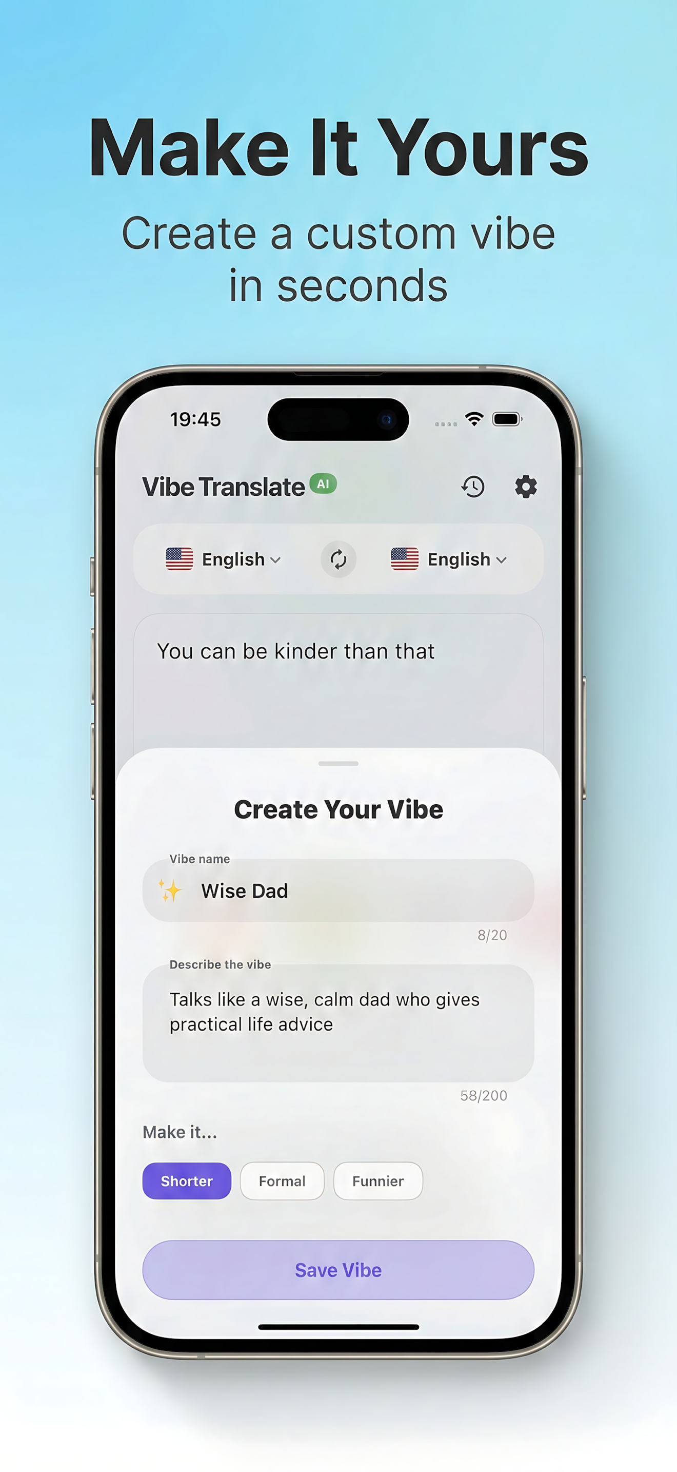 Vibe Translate: AI Translator