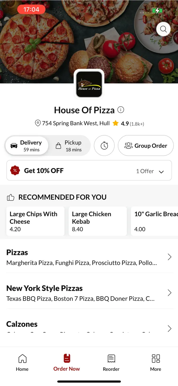 Screenshot #2 pour House Of Pizza