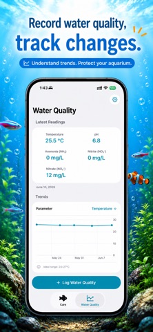 Aquarium Care - TankMinder screenshot