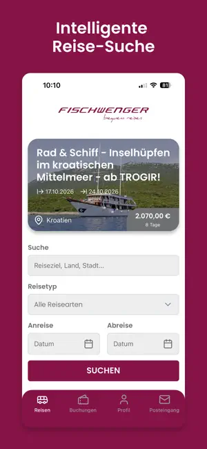 Fischwenger Reisen screenshot 1