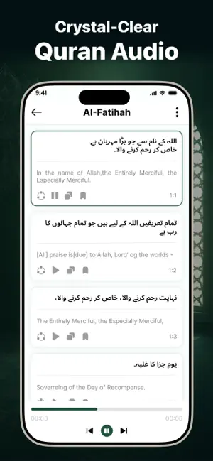 AyahDeck: Quran & Surah Audio screenshot 3
