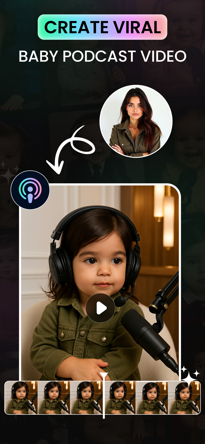 Baby Podcast AI Baby Talking