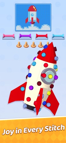 Wool Knit 3D: Color Match Game iPhone screenshot