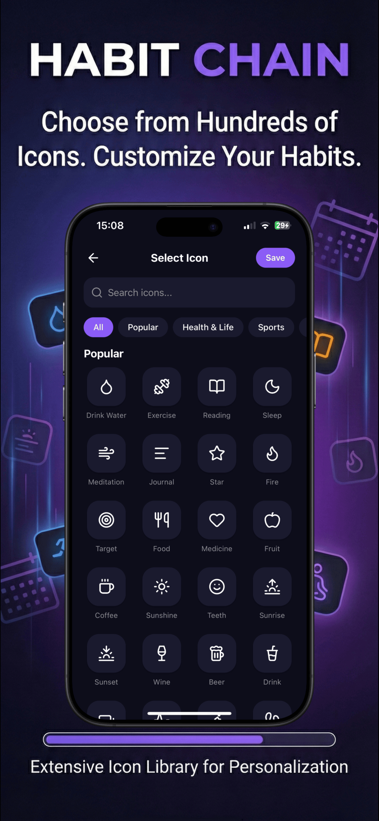 Habit Chain: Daily Habits screenshot 5