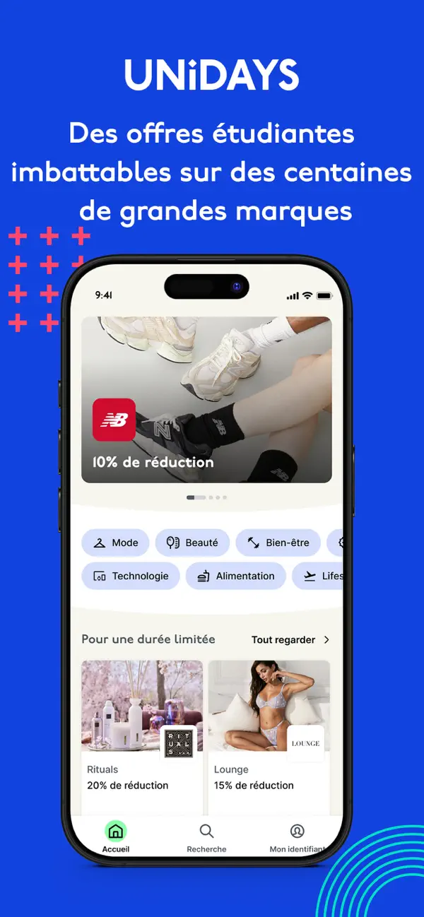 Screenshot #1 pour UNiDAYS: Les offres étudiantes