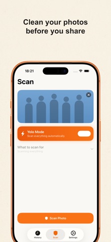 Lookr: AI Photo Privacy iPhone screenshot