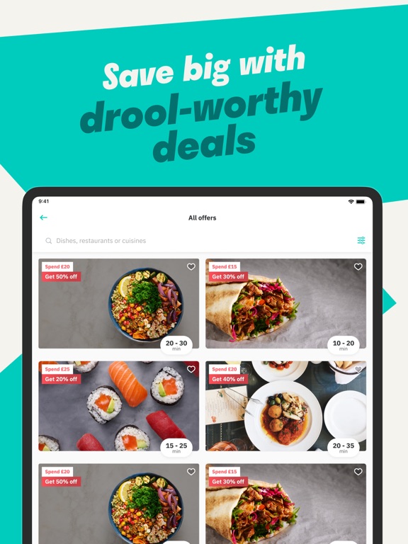 Deliveroo: Food & Shopping iPad screenshot 4 - Food & Drink app