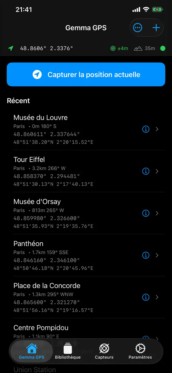 Screenshot #2 pour Gemma GPS