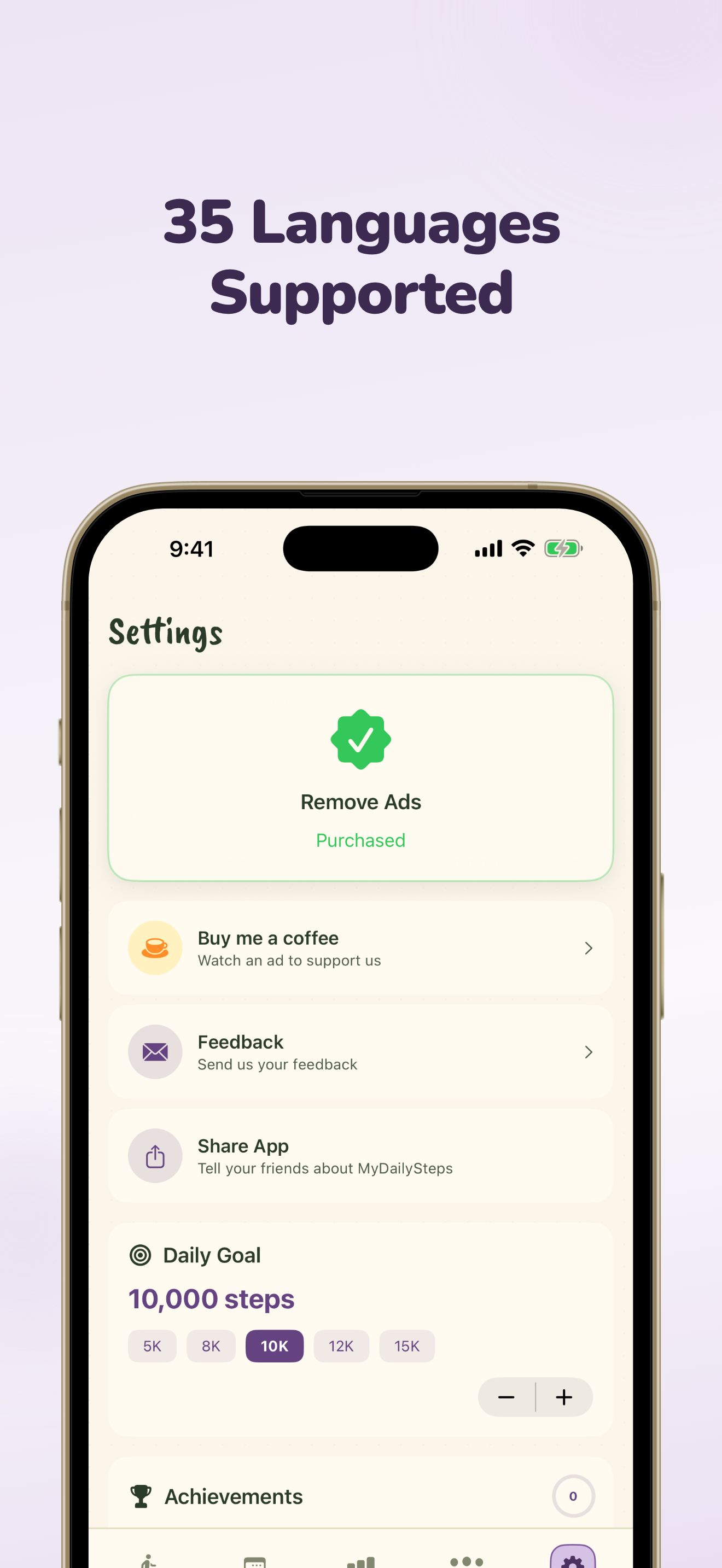 MyDailySteps - Step Counter screenshot 6