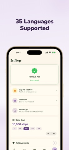 MyDailySteps - Step Counter Screenshot 5 of 5