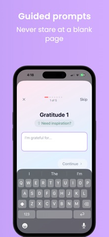 Shookr - Gratitude Journal screenshot