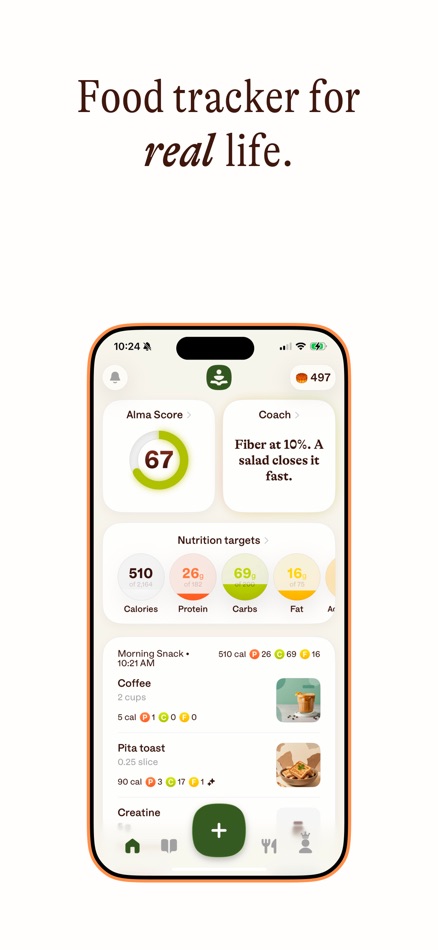 #1. Alma: Nutrition Coach (iOS) От: Alma Nutrition Inc.
