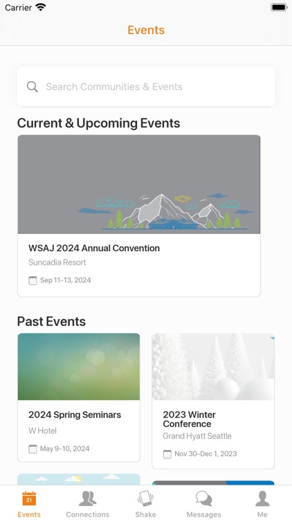 WSAJ Events