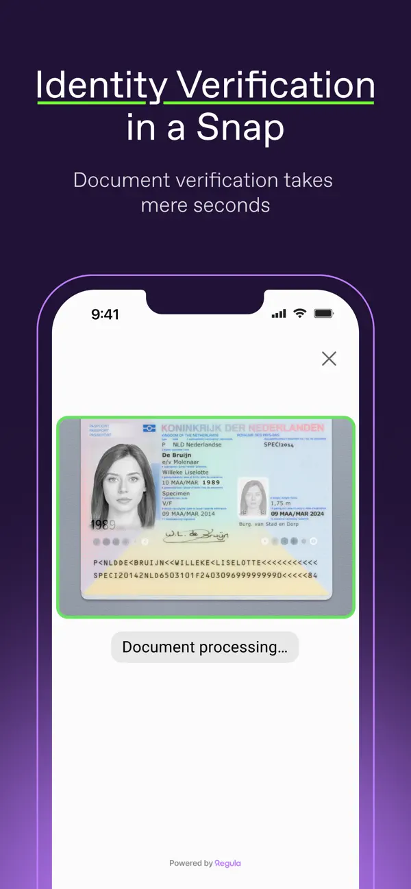Screenshot #3 pour Regula Document Reader