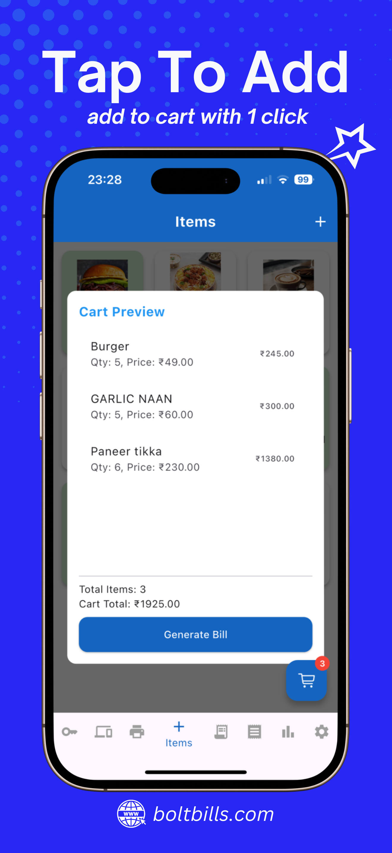 Restaurant POS Billing App screenshot 3