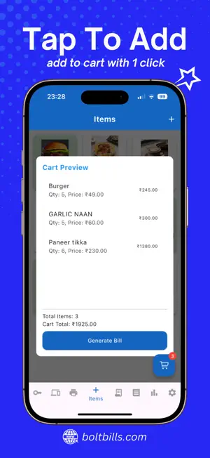 Restaurant POS Billing App screenshot 3