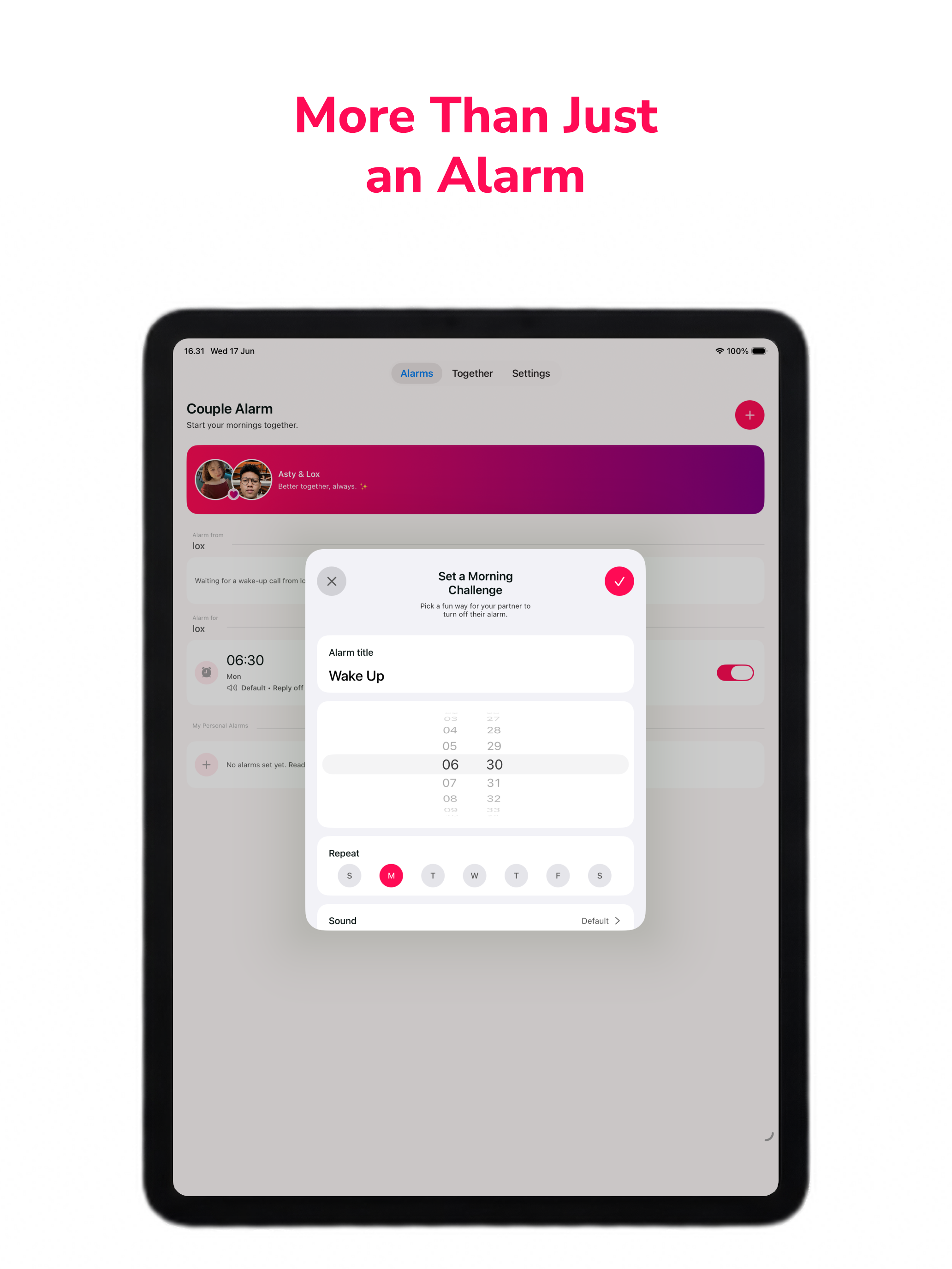 Couple Alarm: Wake Challenge screenshot 14
