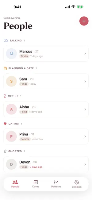 First Date: Dating Journal screenshot 2