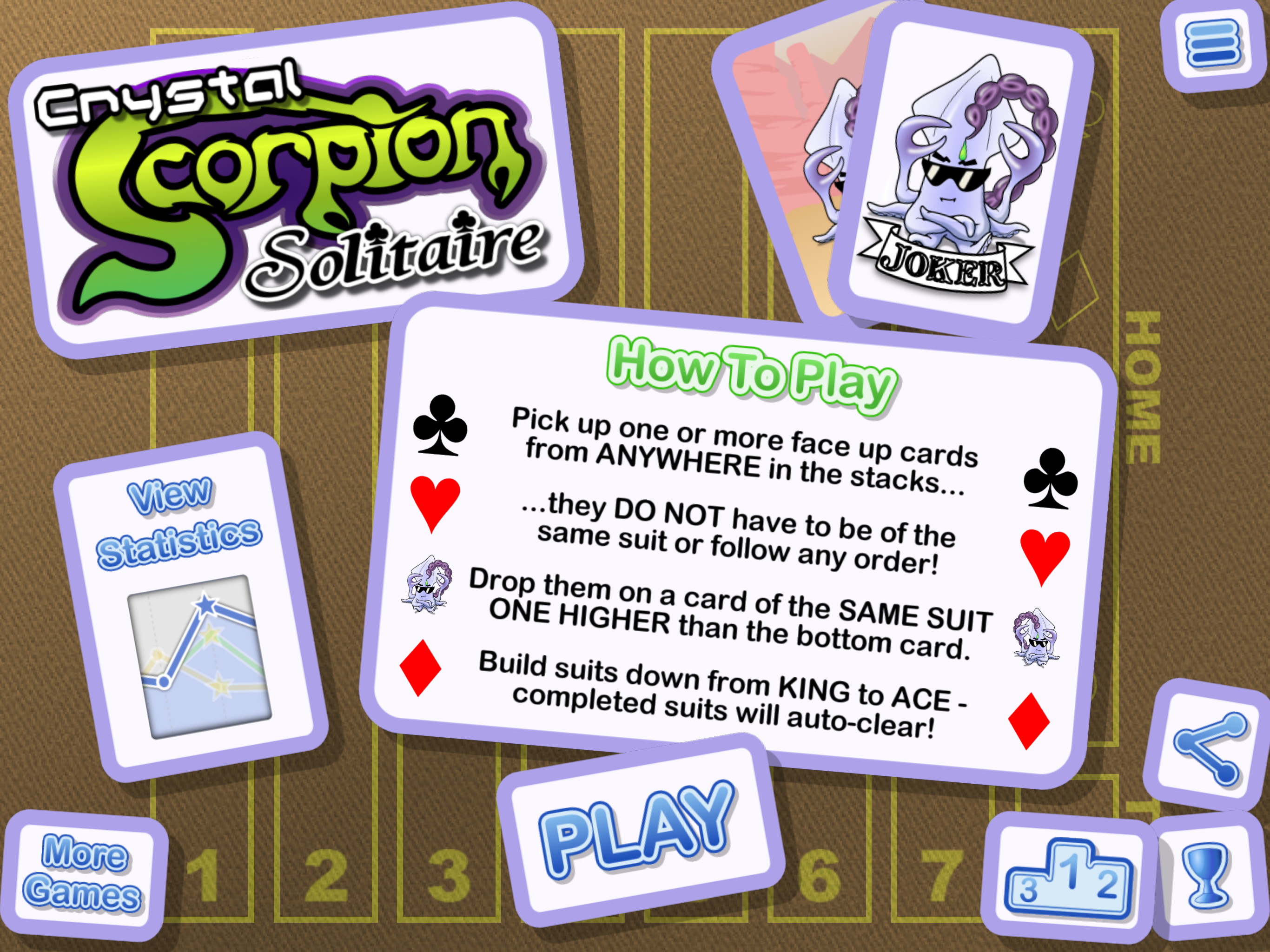 Crystal Scorpion Solitaire screenshot 9