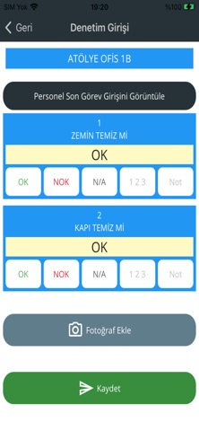 RoutePlusA Süpervizör Denetim iPhone screenshot