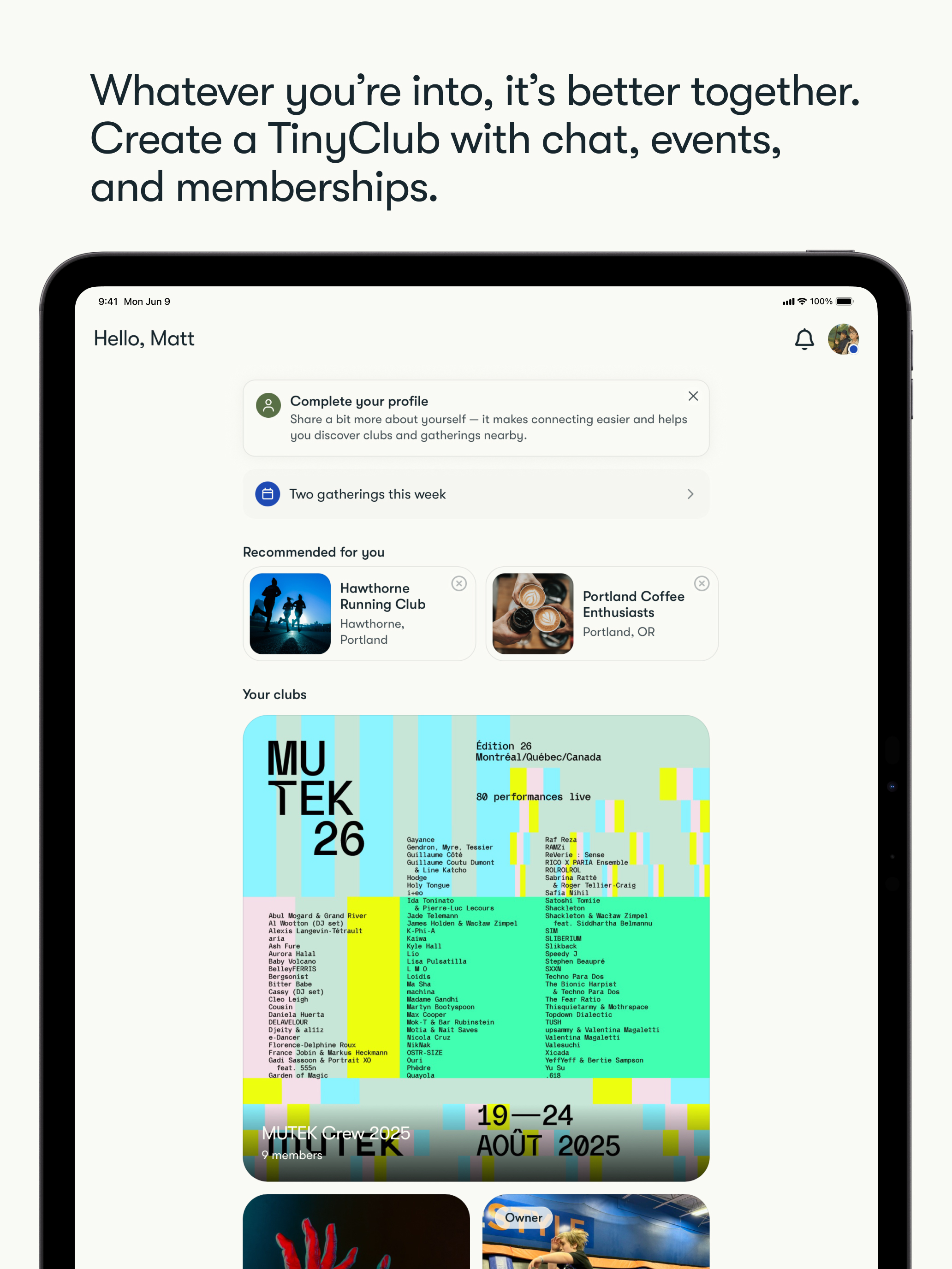 TinyClub: Communities & Events screenshot 11