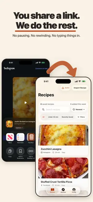 ReciReel: Video to Recipe screenshot 2