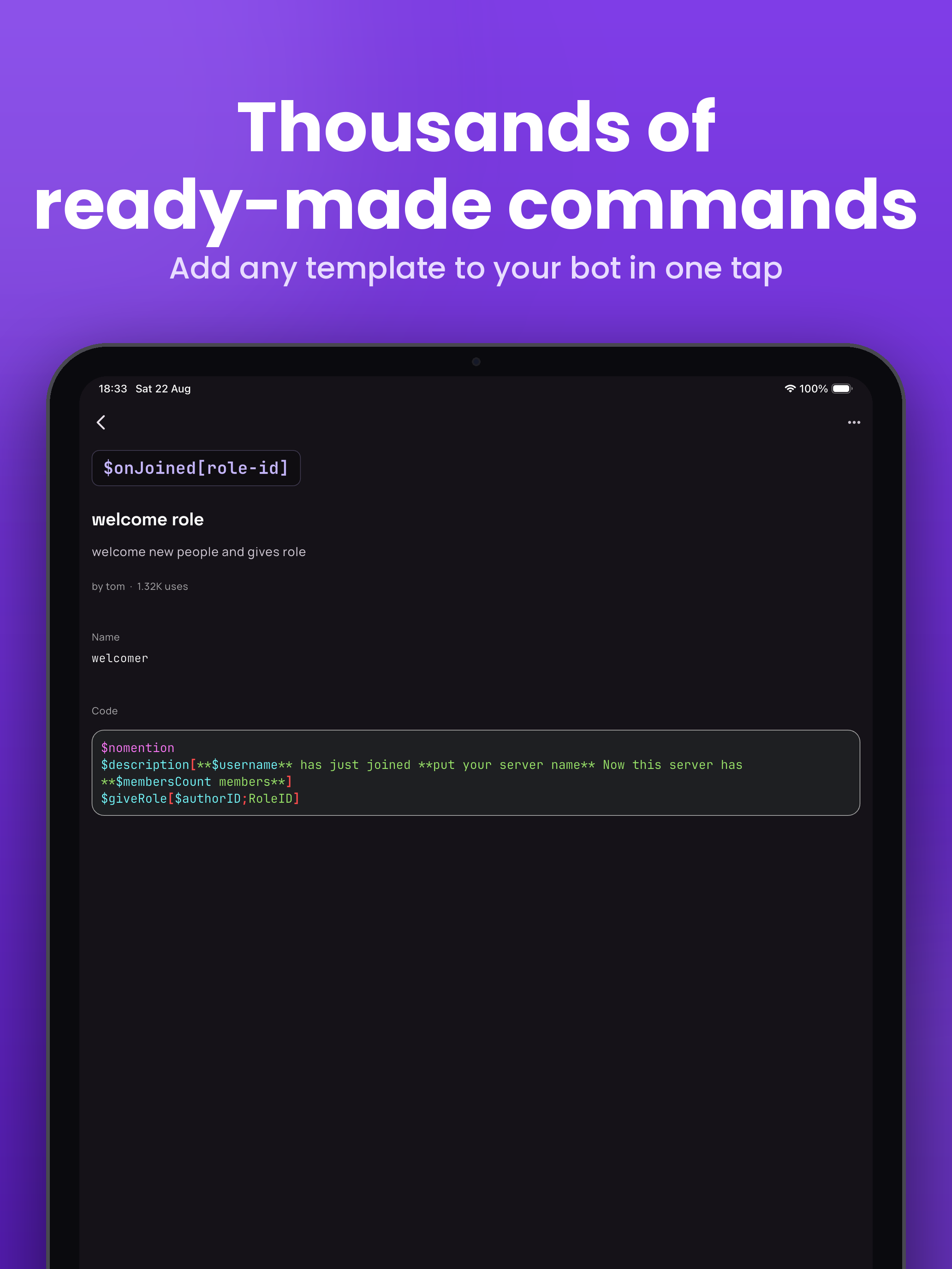 Bot Designer For Discord screenshot 8
