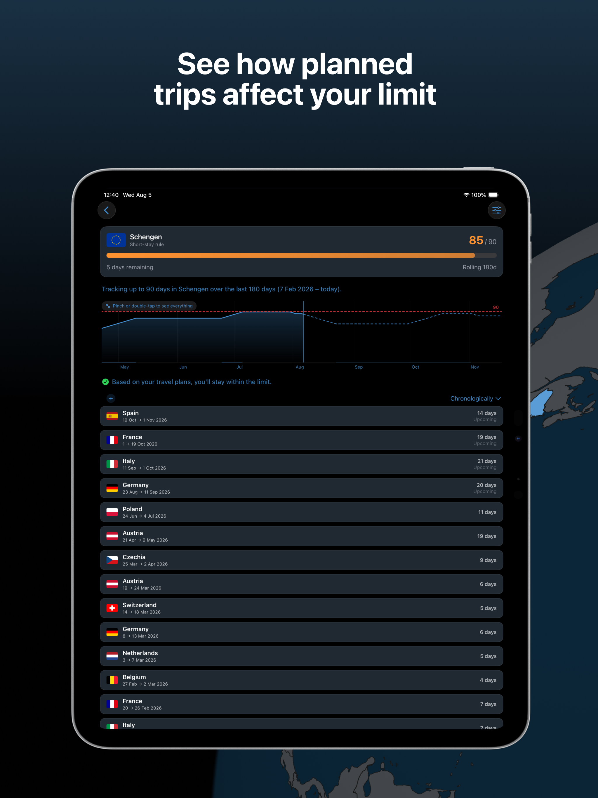 AtlasDays: Track Country Days screenshot 14
