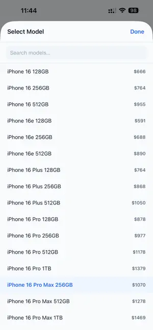 PTA Mobile Tax Calculator screenshot 2