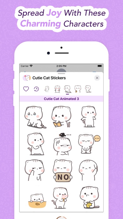 Screenshot 3 of Cutie Cat Animated App