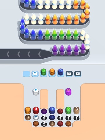 Bottle Jam Cap Sorting iPad screenshot