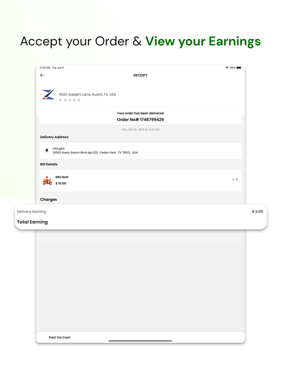 JobMattE Driver iPad screenshot 5 - Travel app