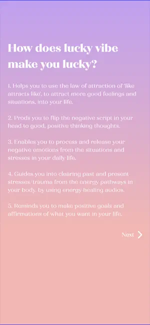 Lucky Vibe App screenshot 1