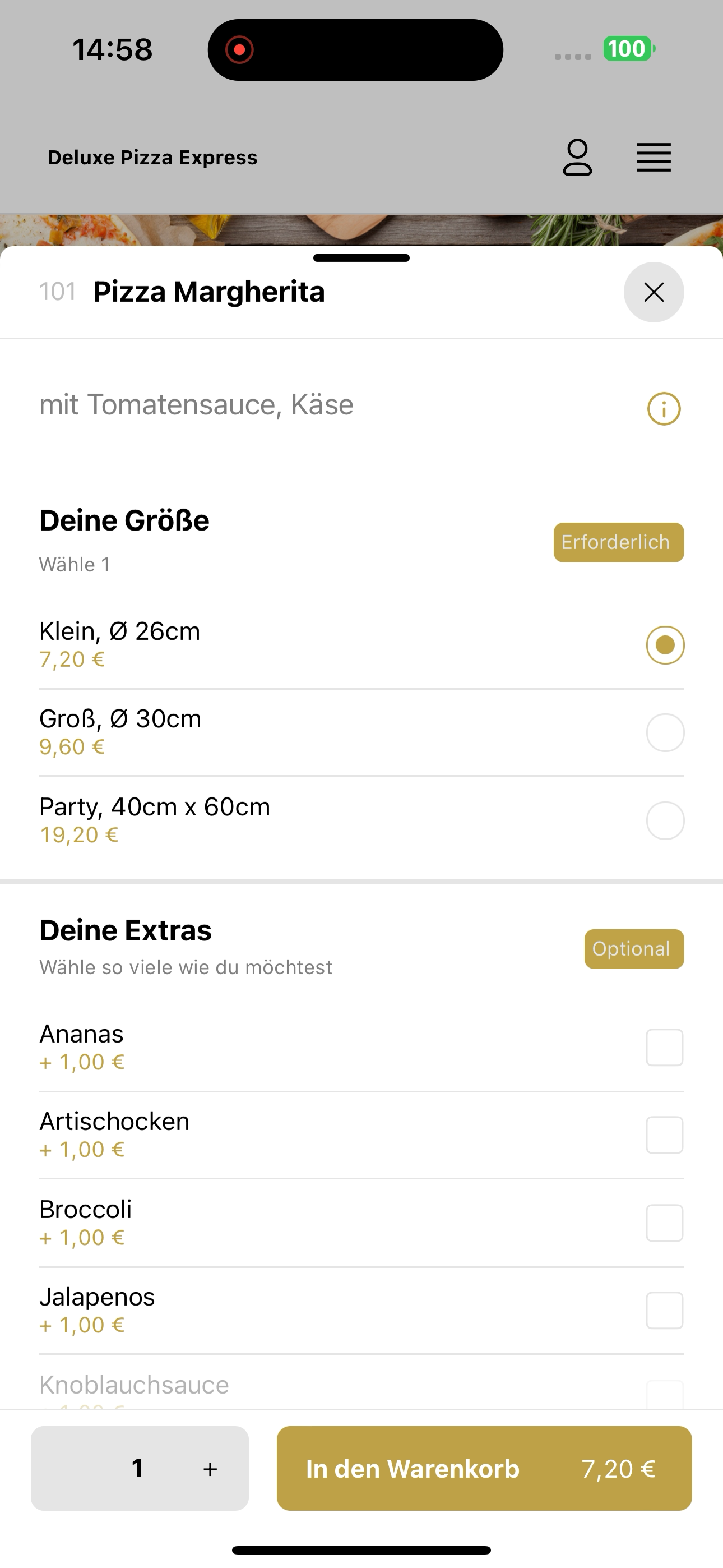 Deluxe Pizza Express screenshot 5