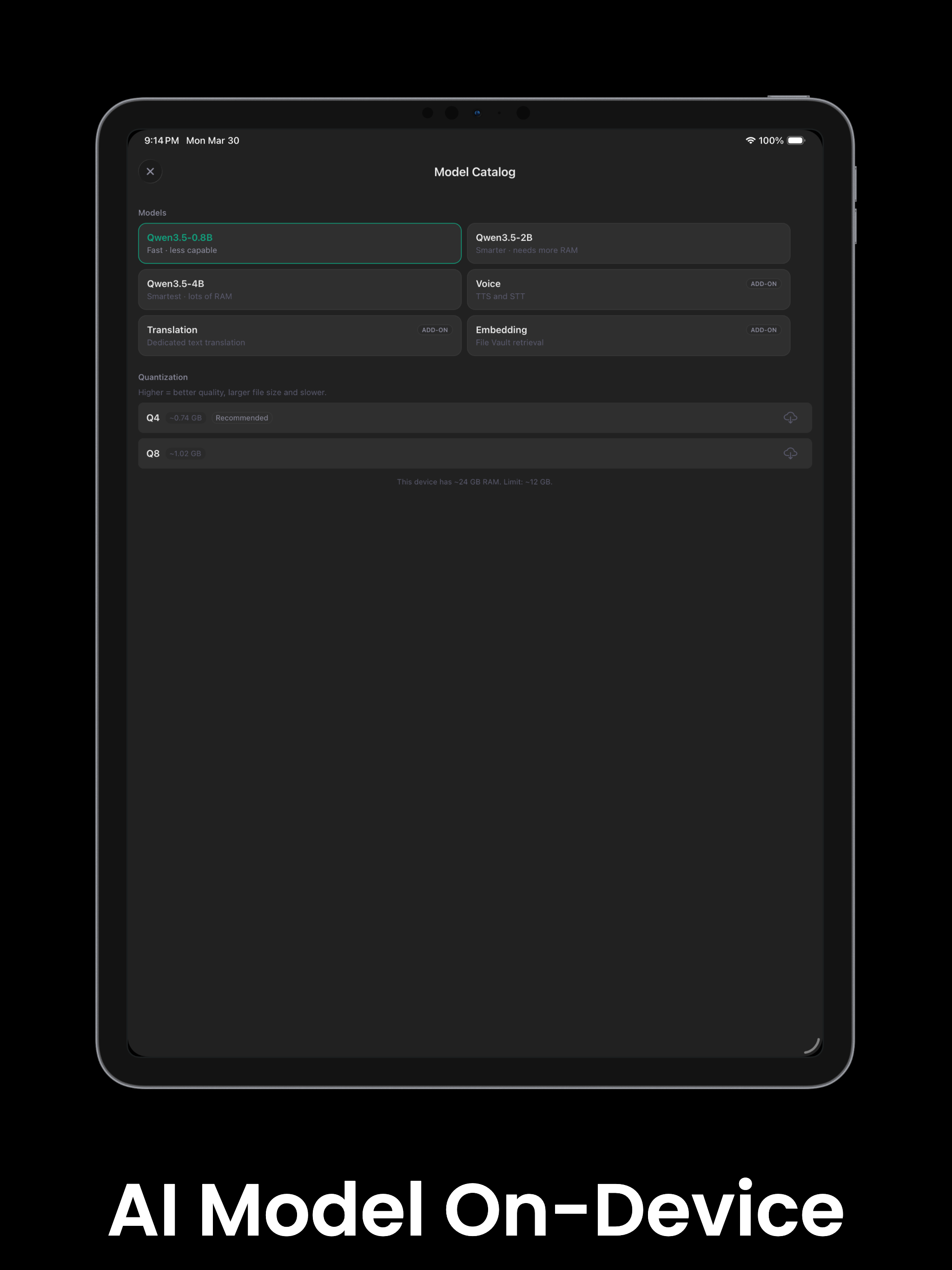 TensorChat: Private AI screenshot 9