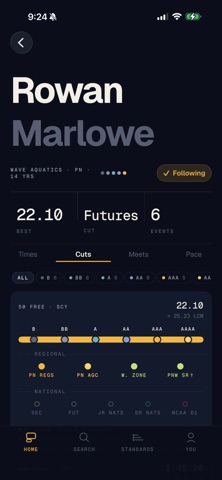 MySwimApp Screenshot 5 of 10