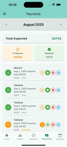 MiniControle: Practice Mgmt screenshot