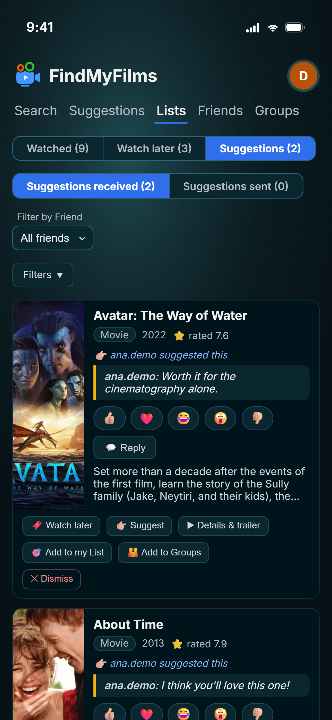 FindMyFilms screenshot 10