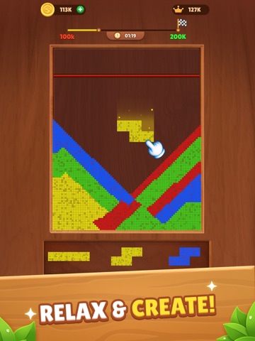 Sand Block Jam iPad screenshot