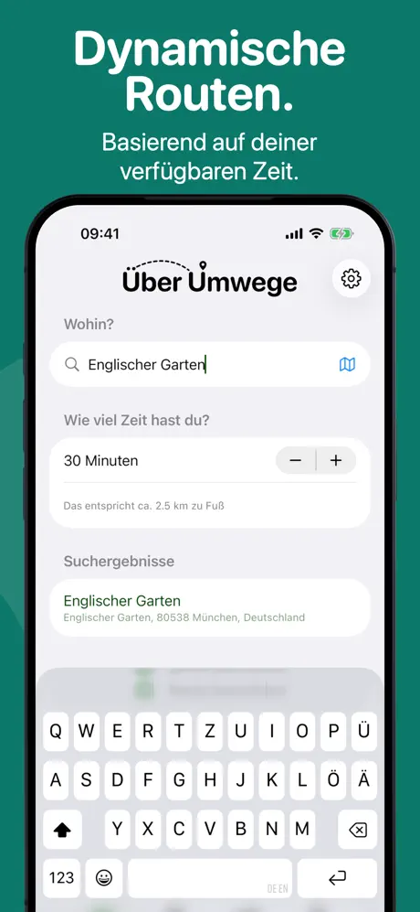 &Uuml;ber Umwege - Stadt erkunden 城市绕行探索应用截图