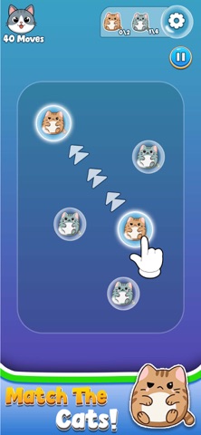 Merge Drop: Cat Puzzle Screenshot 1 of 5