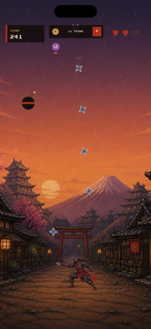 Ninja Shuriken: Yokai Rush screenshot 2