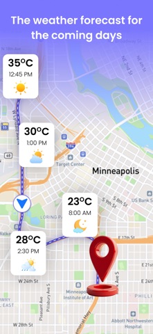Weather Check On Route screenshot