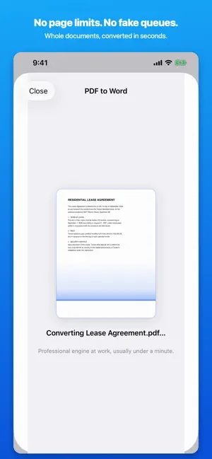 Convert PDF to Word & Text screenshot 2