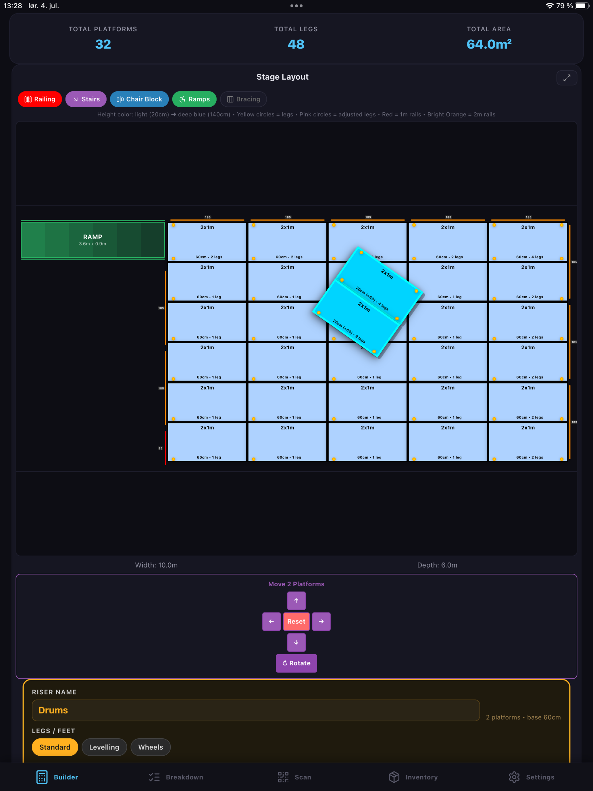 Stage Builder X
