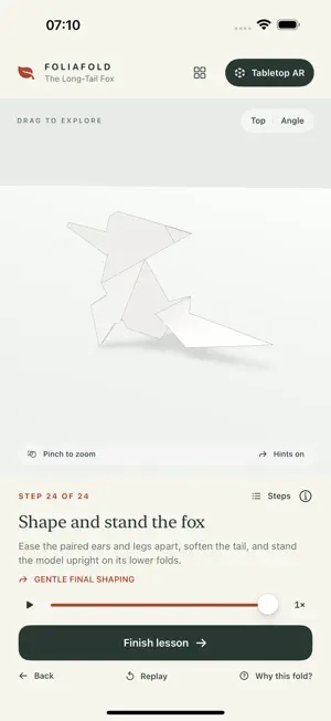 Foliafold: Origami in AR screenshot 1