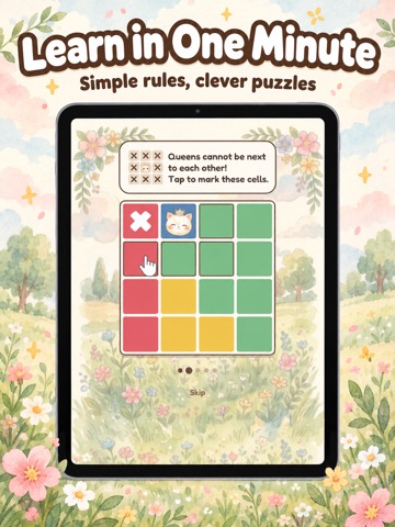 Cat Queen Sudoku Puzzle iPad screenshot
